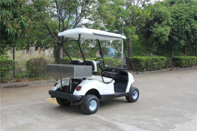 2 mini carrozzini motorizzati elettrici di golf dei carretti di golf della persona con il contenitore di carico 0