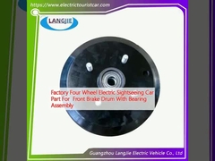 Fabbrica di auto elettrica a quattro ruote per l'auto turistica per il tamburo del freno anteriore