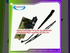 Parti di autocarro elettrico per golf Autobus urbano parabrezza sovrapposta Wiper assemblaggio 12V e 24V