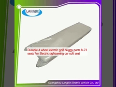 Pezzi di buggy elettrico a 4 ruote durevoli 8-23 posti per auto elettrica da turismo sedile morbido