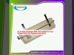 8-14 sedili schienale con scaffale posteriore per auto club a quattro ruote ricambi