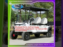 Ingrosso Carro da golf elettrico Buggy personalizzabile 4 posti auto elettrica Club Auto Mini fuori strada Caccia