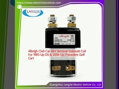 Albrigh Club Car 48V Terminal Solenoid Coil per 1995-up DS & 2004-up Precedent Golf Cart