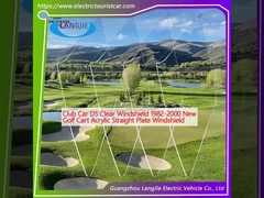 Club Car DS Vetro lucido 1982-2000 Nuovo Golf Cart Vetro acrilico a piastra dritta