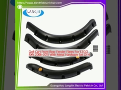 Carrello da golf Flare di accensione anteriore posteriore per EZGO RXV 2008-2015 Con hardware metallico Set di 4