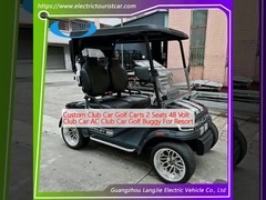 Auto Club Custom Golf Carts 2 posti 48 Volt Club Car AC Club Car Golf Buggy For Resort