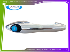 Maniglia di porta a serratura Cromo Placcato in argento Nero LVTONG Accessori per autobus turistici