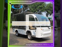 Cargo Tipo Aeroporto Batteria Alimentata 2 posti Carro di bagagli elettrico Carro merci Per l'invio di cibo