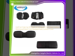 Golf Car Club Car DS Nero Piccolo Quadrato Sedile anteriore cuscino impermeabile e resistente alle crepe