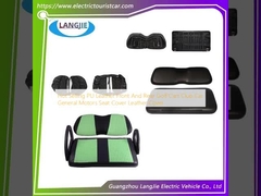 Vendita calda PU cuoio anteriore e posteriore Golf Cart Club Auto General Motors Sedile Copertura Copertura in cuoio