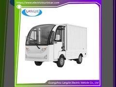 2 passeggeri 48V carrello per bagagli elettrico con motore alternativo e scatola di carico bassa velocità