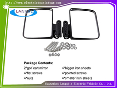 EAGLE Specchio a vista laterale Specchio a vista posteriore pieghevole per auto elettriche da turismo e auto da pattuglia Golf Ca