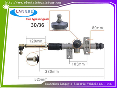 Carro da golf elettrico LVTONG Montaggio del volante della macchina turistica Componenti