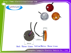 Marshell Electric Sightseeing And Patrol Cars con luci posteriori LED da 8 cm