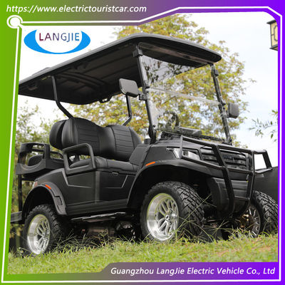 Un buon prezzo. Carrozze da golf elettriche da 48V 4 posti con controllore del motore a corrente alternata di colore nero in linea