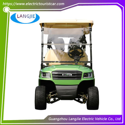 Un buon prezzo. 4 ruote 2 persone Club elettrico Golf Car Car 48V batteria alimentata con tetto in linea