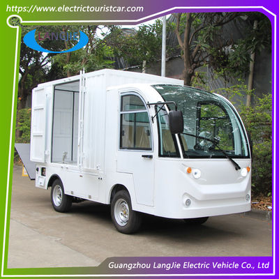 Un buon prezzo. Il carretto elettrico dei bagagli del camion dell'alimento di due sedili ha accluso il carico utile del contenitore 900kg di carico per il parco in linea