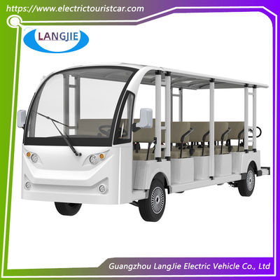 Un buon prezzo. 17 Persone Motore a corrente alternata 72V 4 ruote Veicoli turistici elettrici per la strada pedonale della città in linea