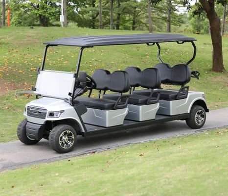 Un buon prezzo. White Color 48V 5KW AC Motor Electric Golf Cart With 6 Seats For Golf Courses And Resorts in linea