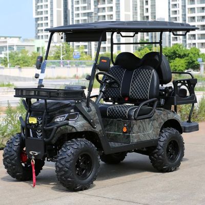 Un buon prezzo. 4-Seat Electric Golf Cart With 14-Inch Off-Road Tires Q235 High-Strength Chassis And 10-Inch Multimedia Screen in linea