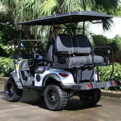 Un buon prezzo. Electric Golf Cart with 14-inch Off-road Tires Q235 High-strength Chassis and 10-inch Multimedia Display in linea