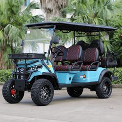 Un buon prezzo. Luxury 6 Seater Electric Golf Cart with 72V/48V Lithium Battery 40km/h Max Speed and 80km Range in linea