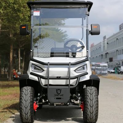 Un buon prezzo. 4 Seats Electric Golf Cart With Cargo Box 48V Maintenance-Free Battery And High-Strength Chassis in linea