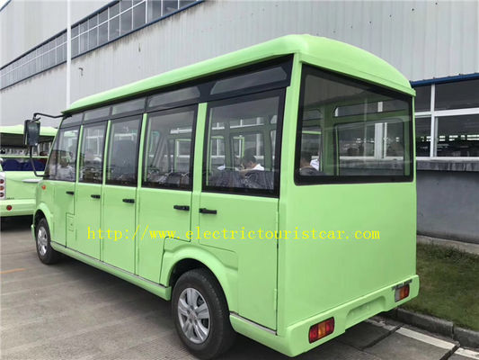 Un bus facente un giro turistico elettrico di 18 sedili, bus di navetta della scuola con le porte 30 km/ora