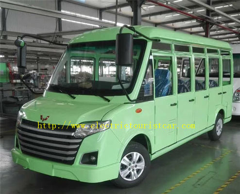 Un bus facente un giro turistico elettrico di 18 sedili, bus di navetta della scuola con le porte 30 km/ora