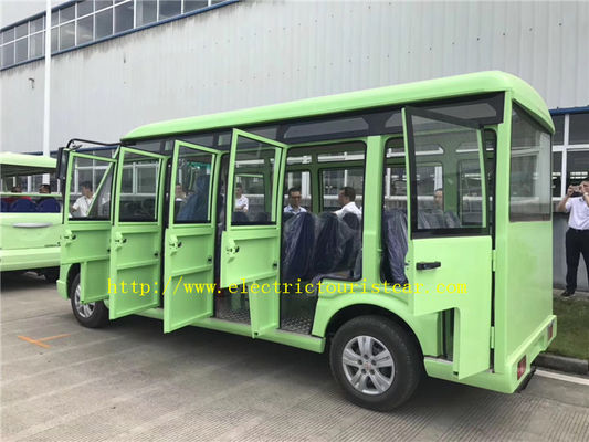 Un bus facente un giro turistico elettrico di 18 sedili, bus di navetta della scuola con le porte 30 km/ora