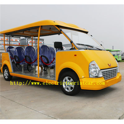 Bus di navetta della benzina turistica elettrica dell'automobile del campo da giuoco piccolo con il parabrezza del tetto