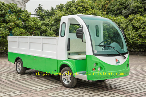 2 posti Carro da bagaglio elettrico Motore a corrente alternata per hotel Spugna da 48v/5kw Con sedili in pelle artificiale