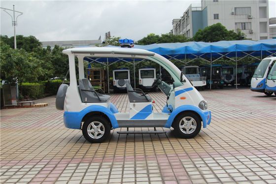 Automobile elettrica blu/bianca di golf con i sedili di vetro di fibra di Toplight 4 per la località di soggiorno
