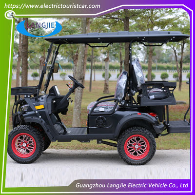 Un buon prezzo. La Cina produce carrelli elettrici da golf a quattro posti con batterie in linea