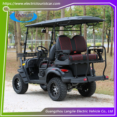 Carro da golf elettrico da 4 posti ad alta capacità di arrampicata Carro da golf a batteria da 48V per campo da golf