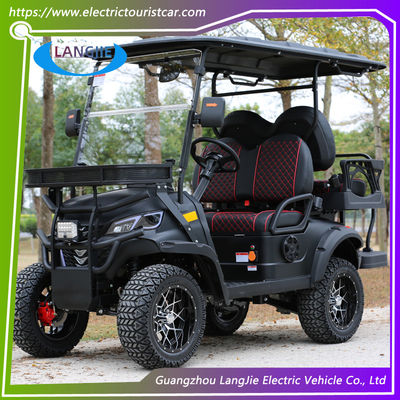 Carro da golf elettrico da 4 posti ad alta capacità di arrampicata Carro da golf a batteria da 48V per campo da golf