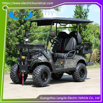 Carro da golf elettrico legale 4 posti Motorato a corrente alternata a 5 kW Carro da caccia off road