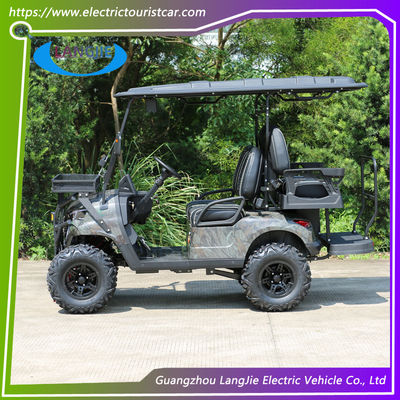 Carrello elettrico da golf da 4 posti nero