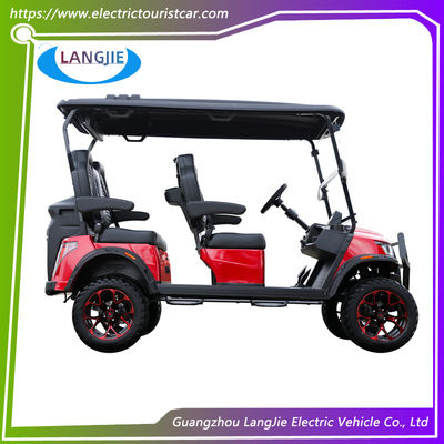 Autovetture da caccia elettriche di lusso approvate CE per 4 persone Golf Cart 48v Controller per Parco Aeroporto