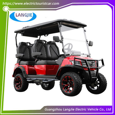 qualità Autovetture da caccia elettriche di lusso approvate CE per 4 persone Golf Cart 48v Controller per Parco Aeroporto fabbrica