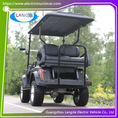 Carrozze da golf elettriche da 48V 4 posti con controllore del motore a corrente alternata di colore nero