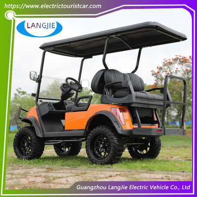 4 ruote carrello da golf elettrico 48V AC Motor Opzione colore Club Auto per il parco campo da golf