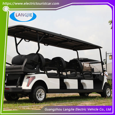 4 ruote AC Motor Buggy Golf Cart Con 48V Batteria a secco 8 Passenger Golf Cart Per Hotel