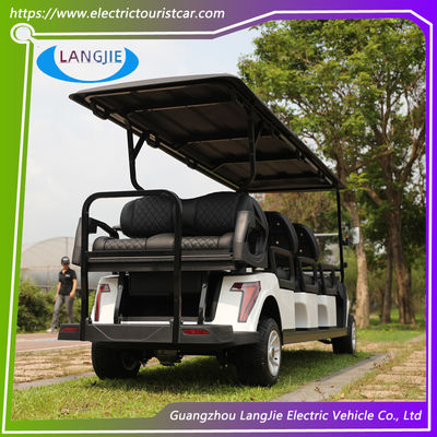 Carrello da golf a 4 ruote 8 Carrello da golf per passeggeri 48V Carrello da golf a motore elettrico per hotel