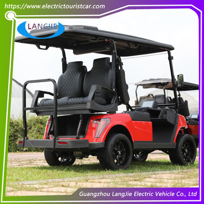 4 persone 48V carrello di golf sollevato Certificazione CE 5kw Off Road Nuovo stile auto elettrica carrello di golf