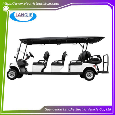 Bianco colore 48V 5KW AC Motor Electric Golf Carts con 8 posti facile da gestire