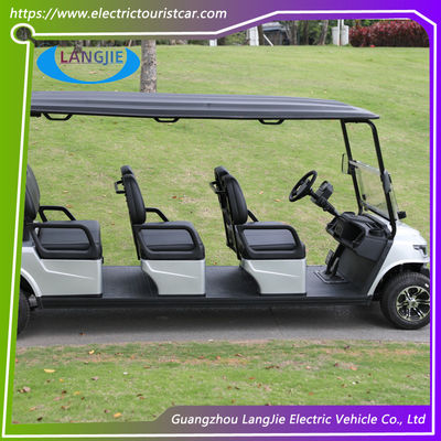 Carro da golf a piombo acido secco a batteria Carro da golf per club Carro da golf elettrico bianco Carro da golf 6 posti