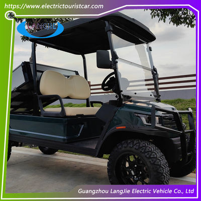 Carrello elettrico da golf a motore alternativo 2 posti Carrello elettrico da golf con scatola di carico