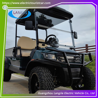 Carrello elettrico da golf a motore alternativo 2 posti Carrello elettrico da golf con scatola di carico