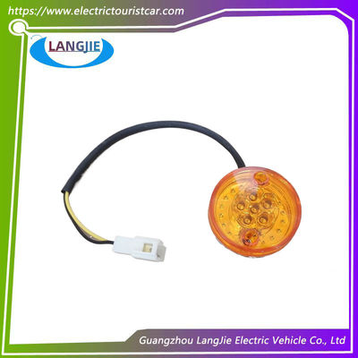 Marshell Golf Cart Side taillight LED Circolare Sinistra Fronte E Destra Segnale di Girata Arancione 12V Taillight